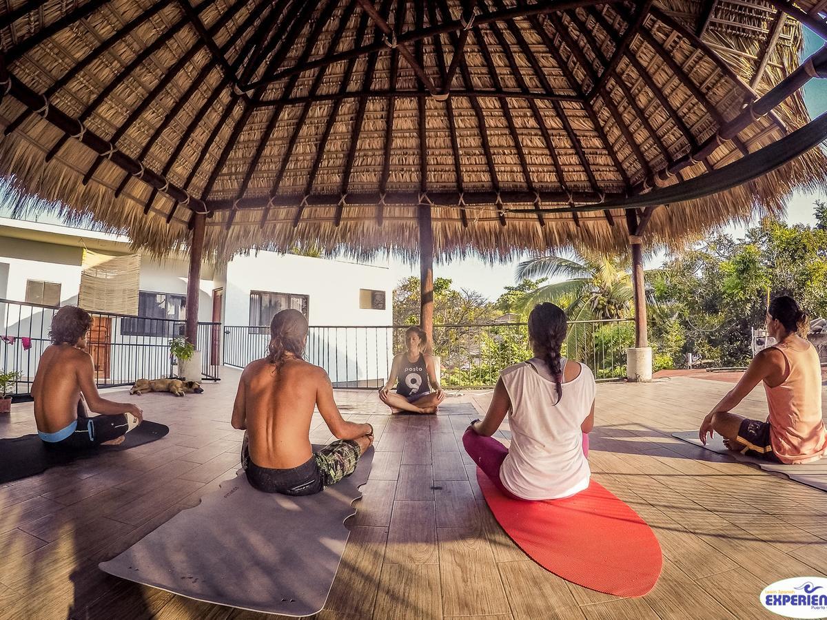 Experiencia Surf Camp Hostel Brisas de Zicatela Kültér fotó