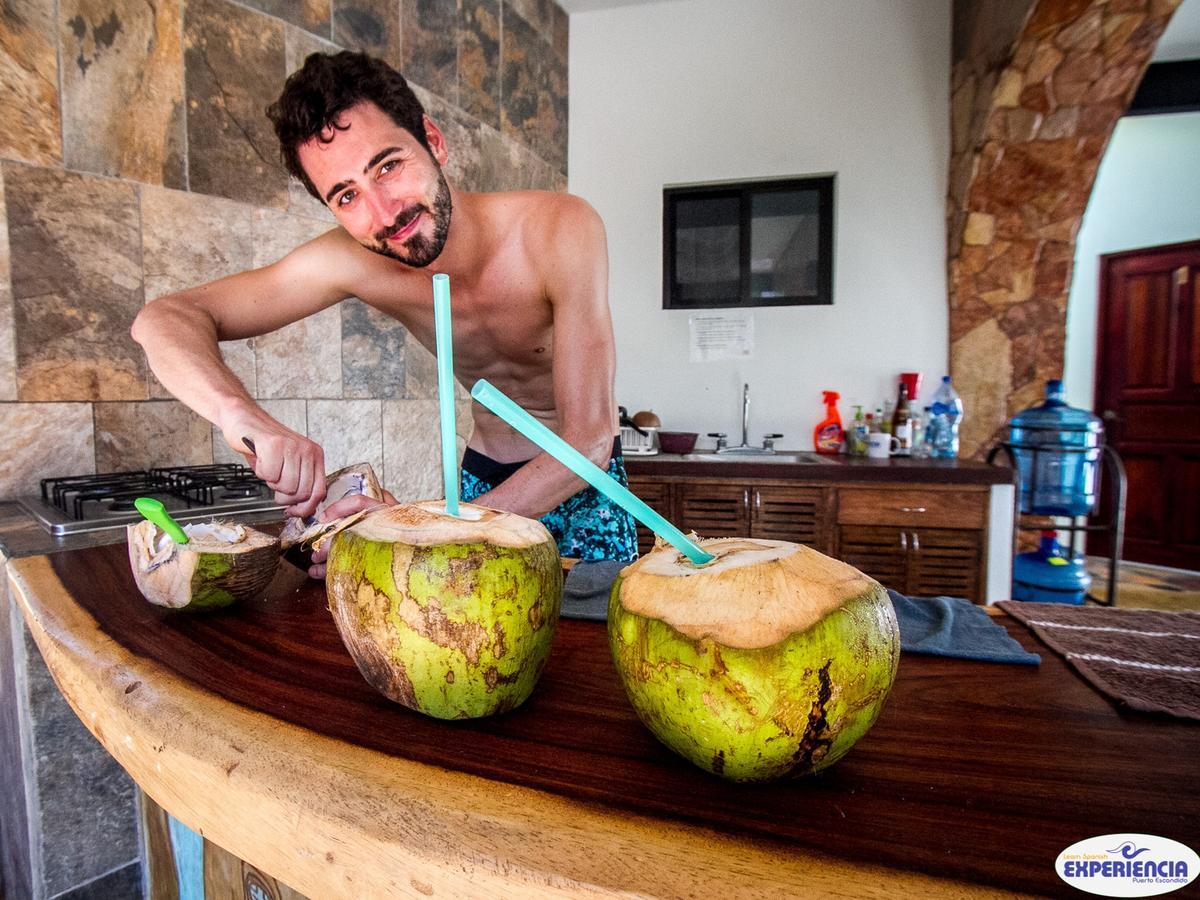 Experiencia Surf Camp Hostel Brisas de Zicatela Kültér fotó